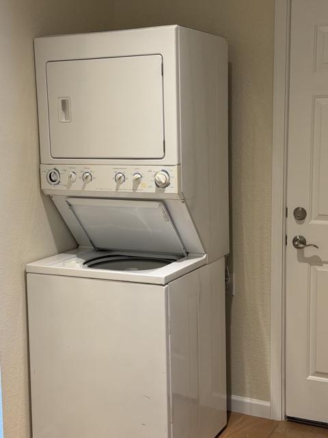 Laundry area at the casita